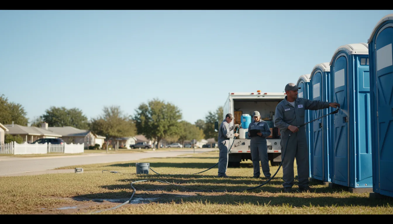 Long-Term Portable Toilet Rental in Nada, TX near me